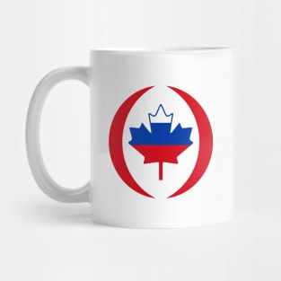 Russian Canadian Multinational Patriot Flag Series Mug